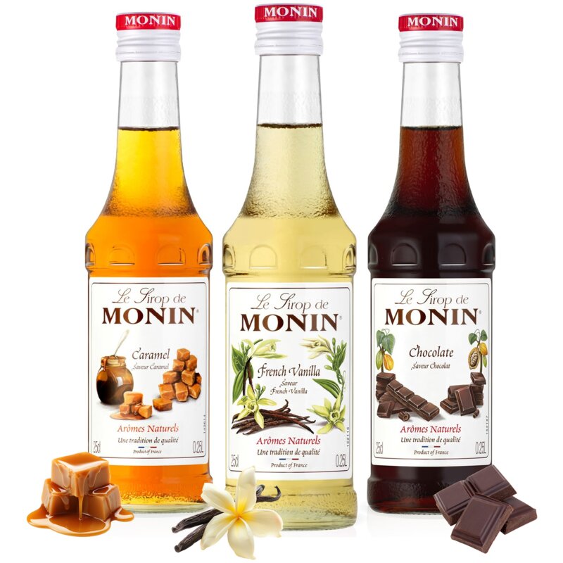 Zestaw syropów do kawy MONIN Maxi Set 3 x 250 ml