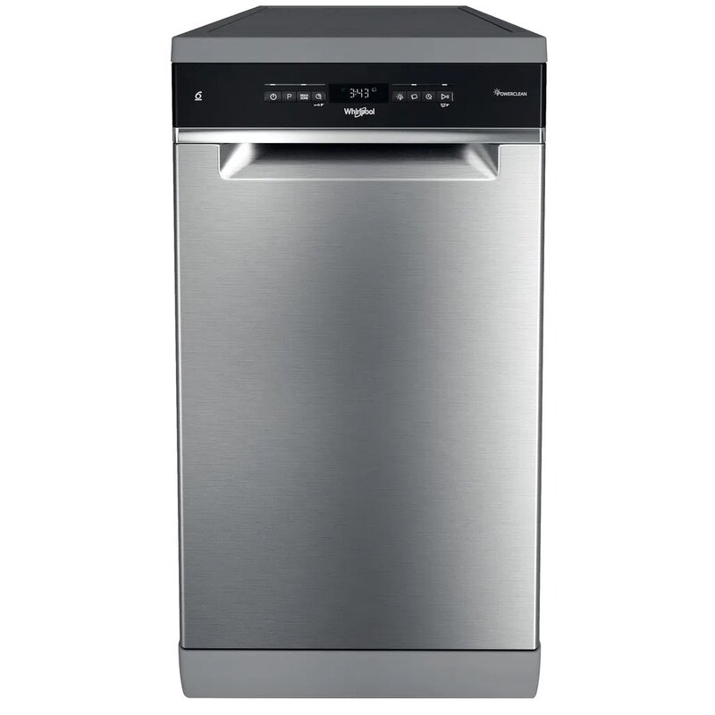 Whirlpool WSFO3O34PFX 45cm Automatyczne otwieranie drzwi Szuflada na sztućce