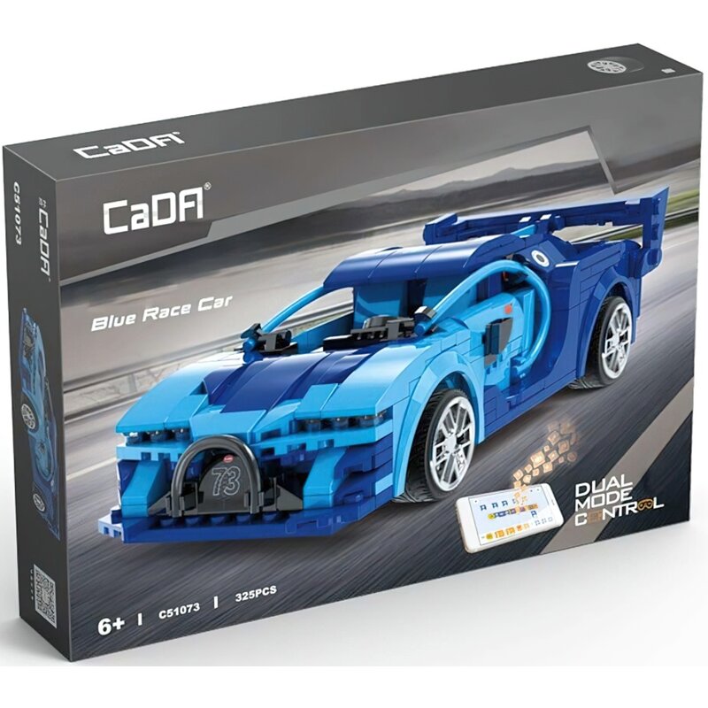 Klocki plastikowe CADA Blue Race Car Zdalne sterowanie C51073W
