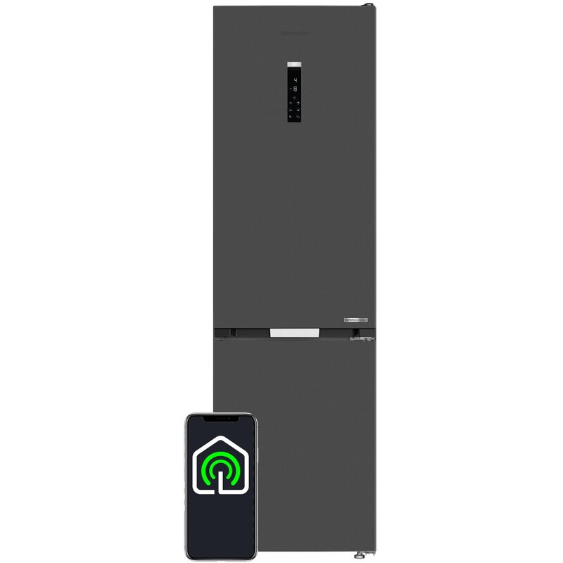 Lodówka GRUNDIG GR7700 GKPN66940LXRW No frost 203.5cm Ciemna inox