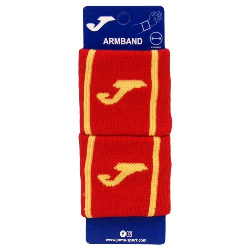 Frotka na nadgarstek JOMA Game 400743.000 Czerwono-żółty (2 szt.)