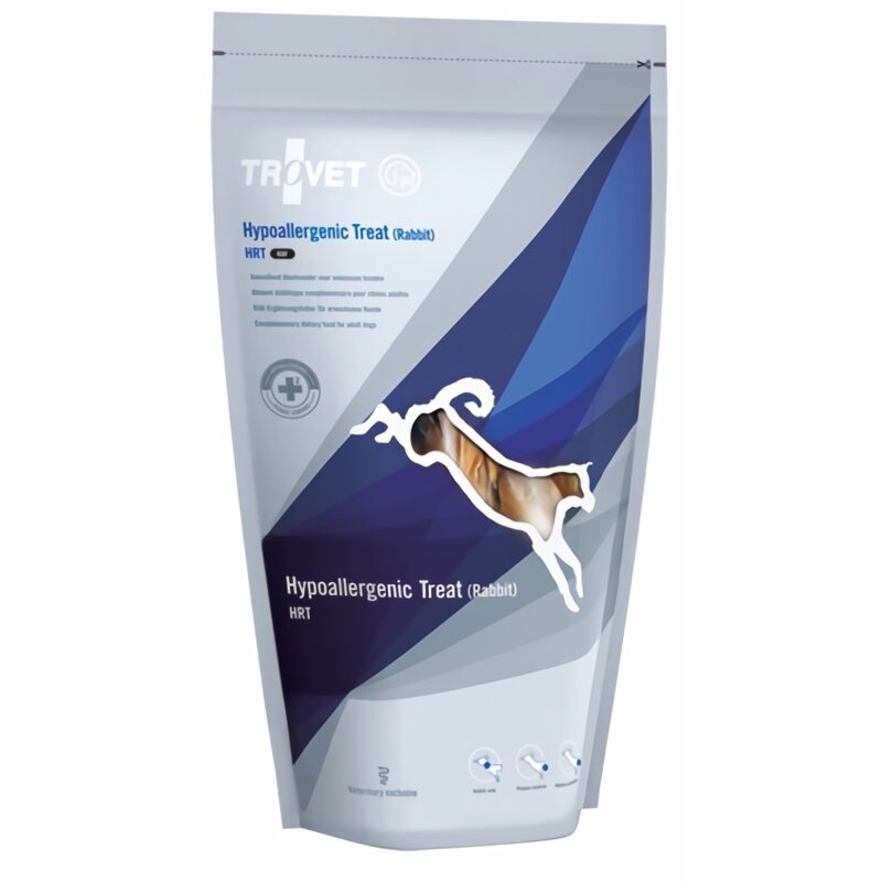 TROVET Hypoallergenic Treat Mono HRT z królikiem - przysmak dla psa - 250g