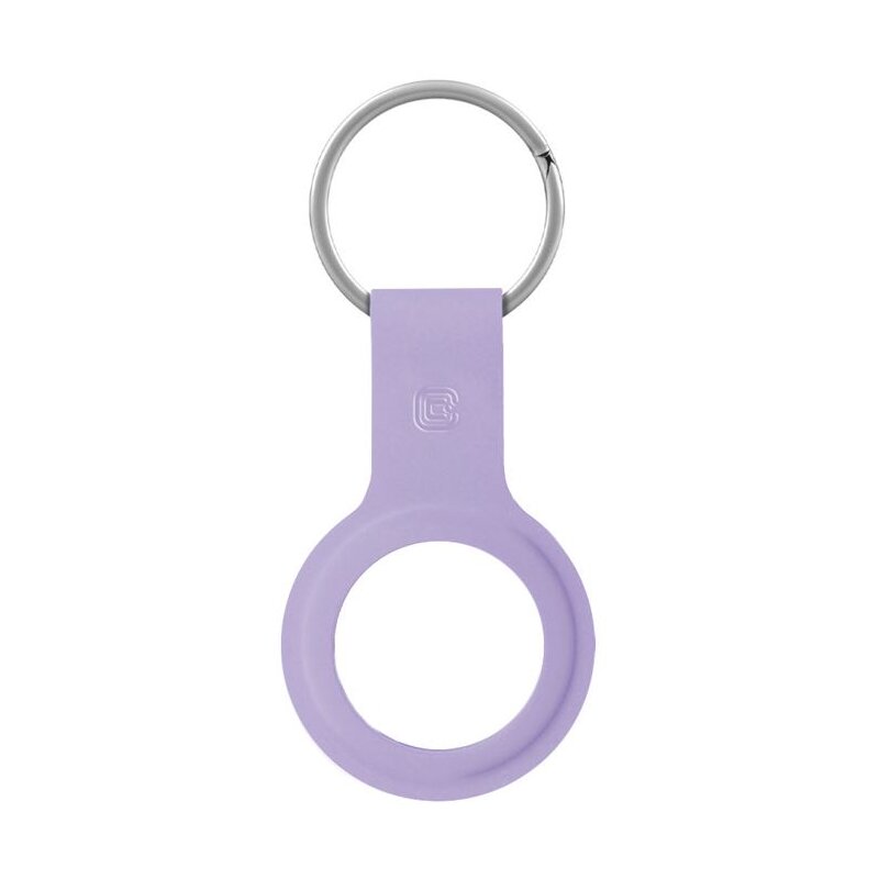 Brelok CRONG Silicone Case Key Ring do Apple AirTag 1/2 Fioletowy