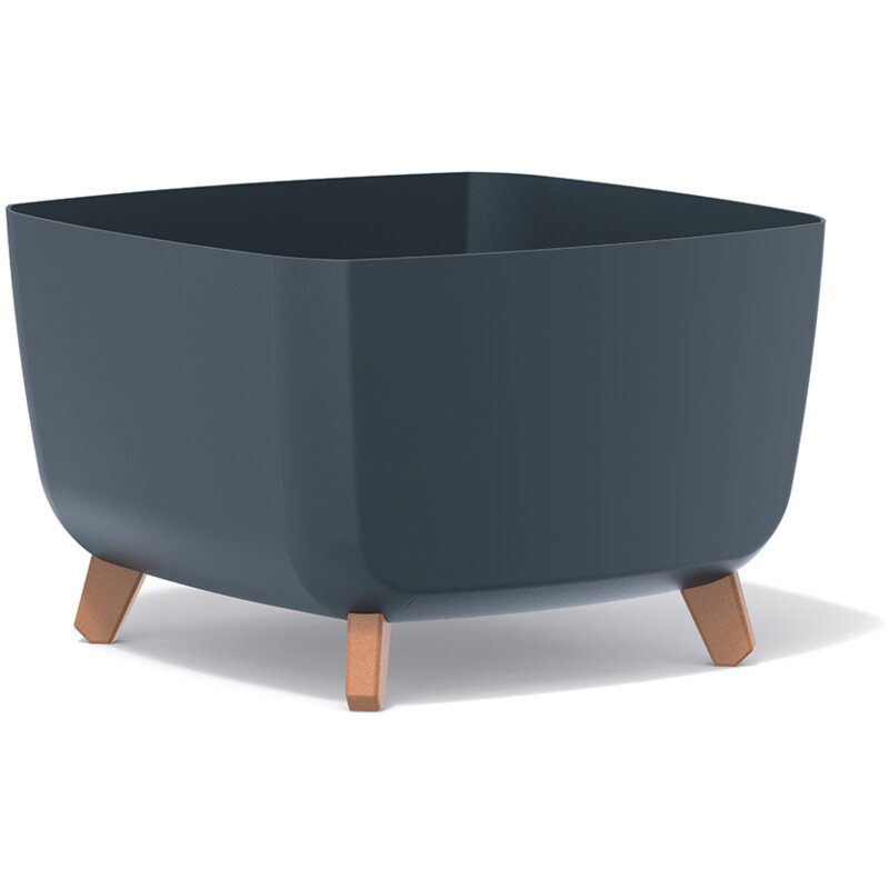 Doniczka PROSPERPLAST Gracia Square DGQL400-S433 25L Antracyt