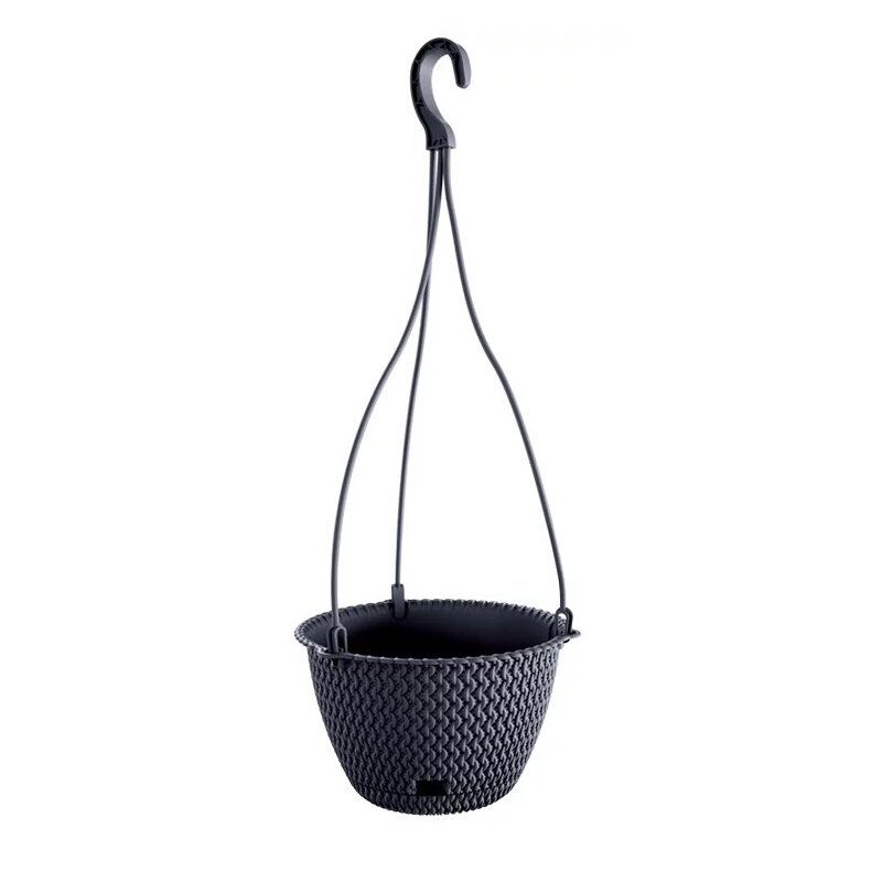 Doniczka wiszÄ ca PROSPERPLAST Splofy Round W DSPW230-S433 Antracytowy