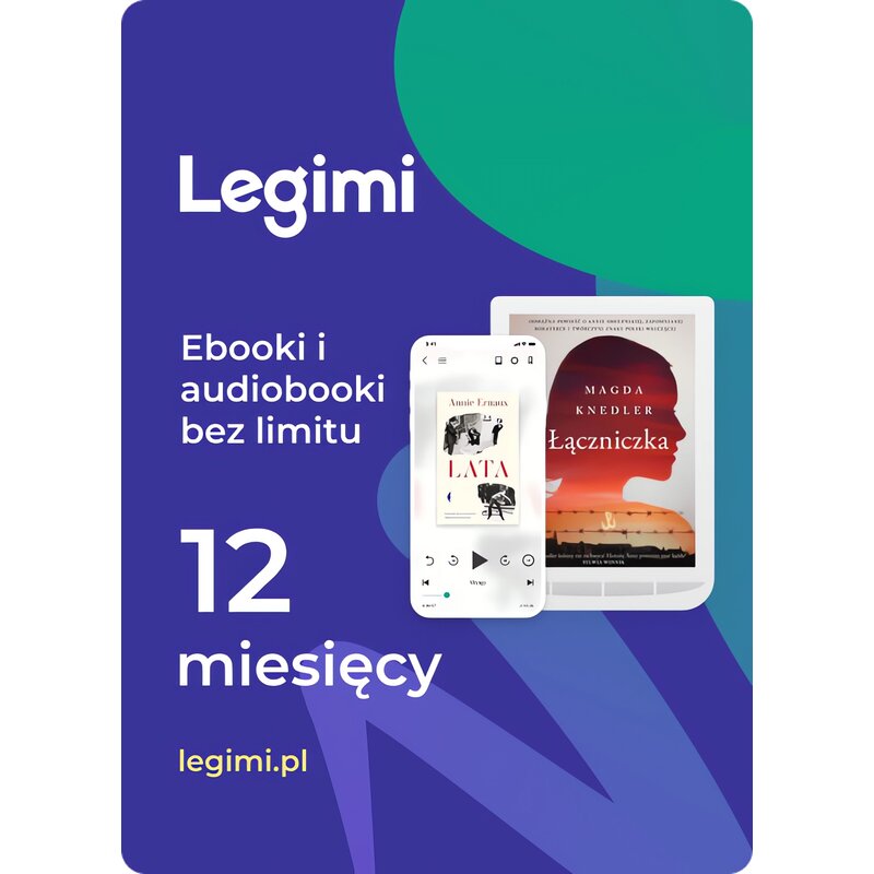 Karta podarunkowa LEGIMI Abonament 12 miesięcy