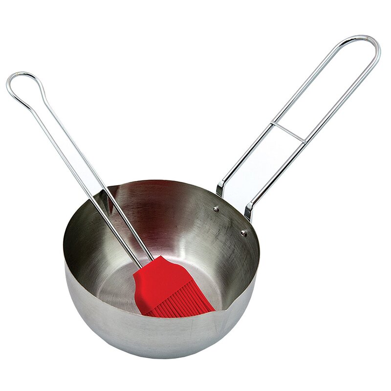 Pędzelek z rondelkiem do grillowania MIRPOL AE074