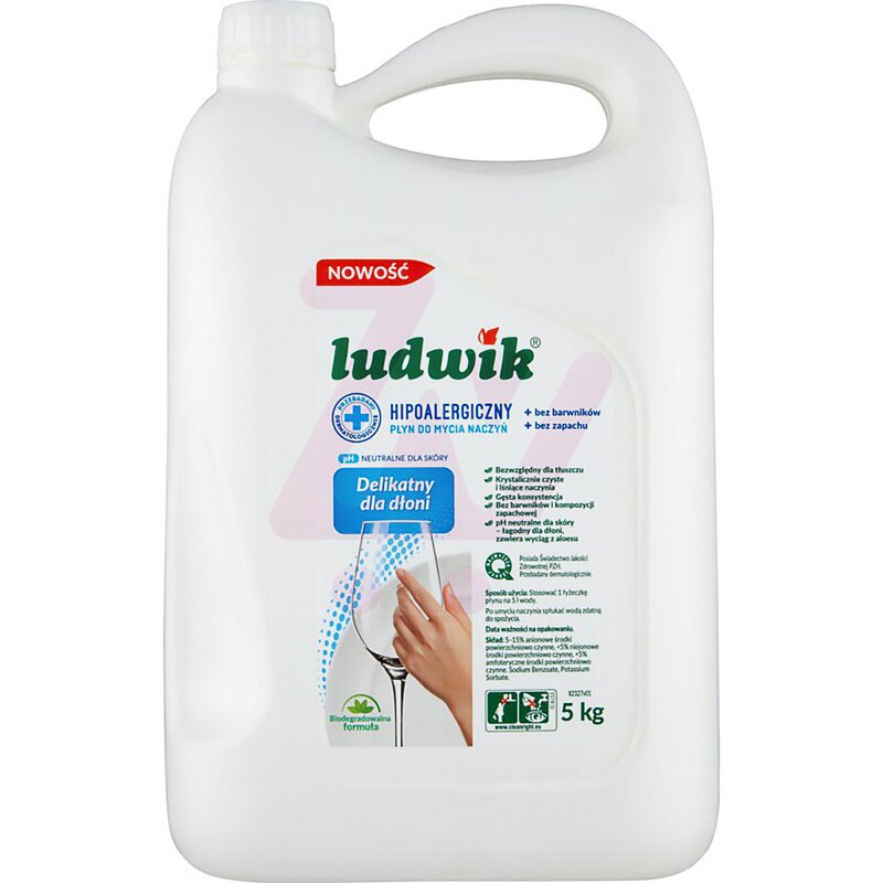 Płyn do mycia naczyń LUDWIK Hipoalergiczny 5000 g