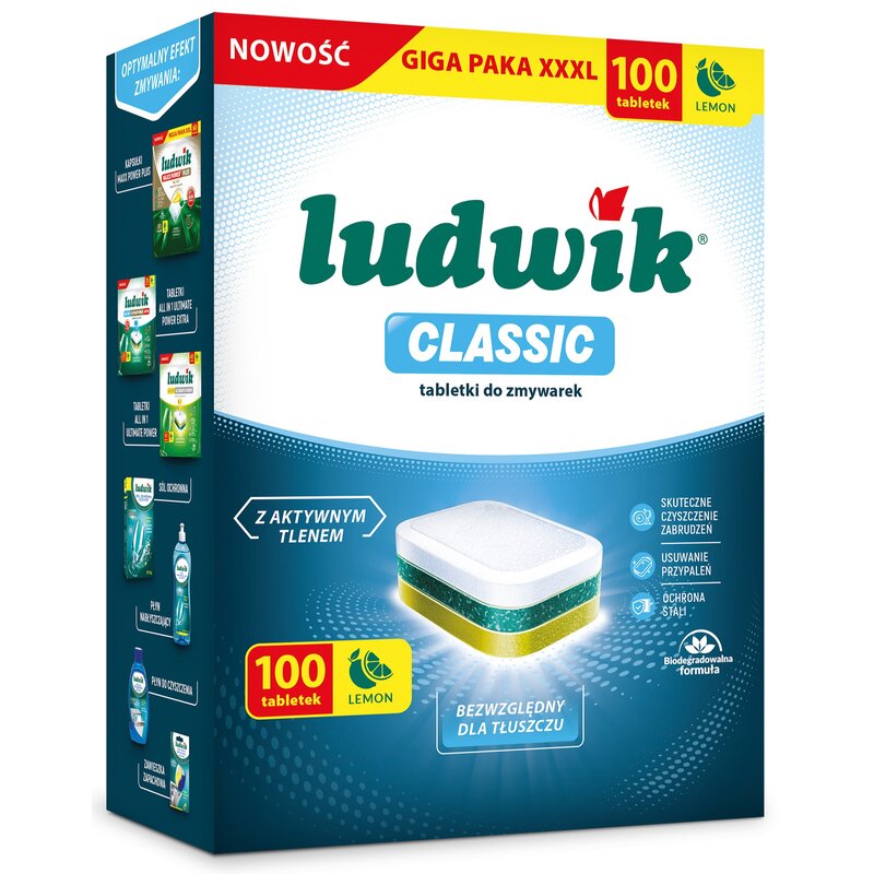 Tabletki do zmywarek LUDWIK Classic - 100 szt.