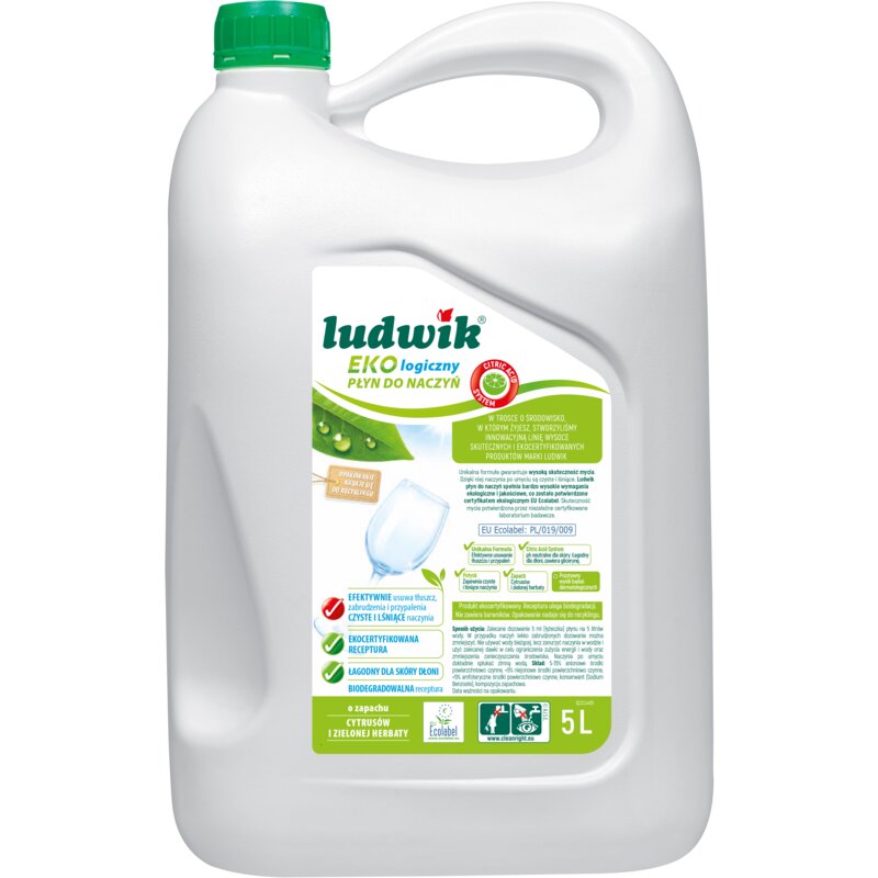 Płyn do mycia naczyń LUDWIK Ekologiczny 5000 g