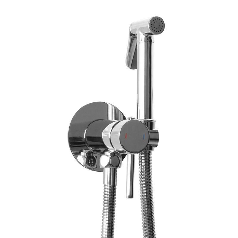 Bateria bidetowa REA Loop Lungo B4106 Chrom