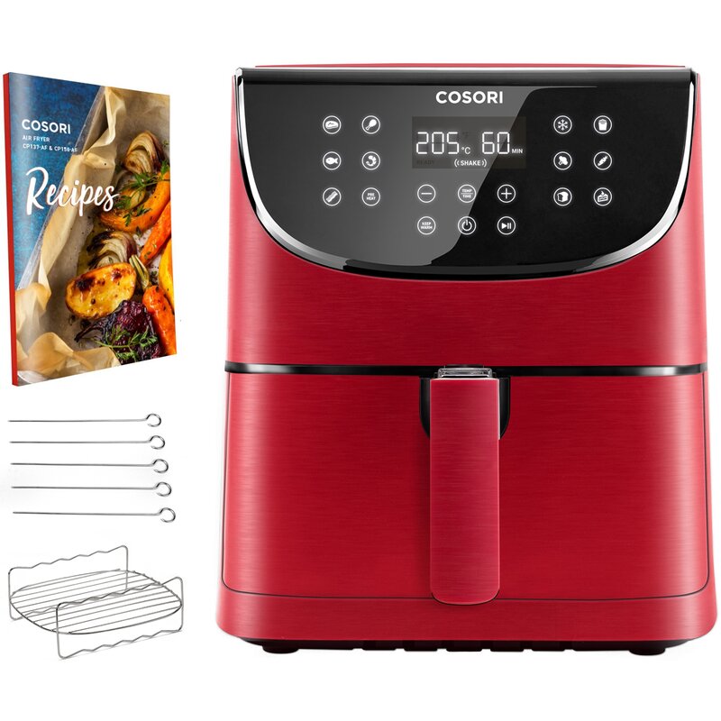 Air Fryer Frytkownica beztłuszczowa COSORI CP158-AF-RXR Premium Start Czerwony 5.5l 11 programów gotowania