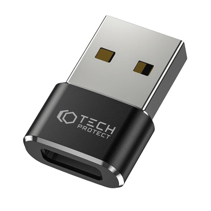 Adapter USB - USB Typ-C TECH-PROTECT UltraBoost Czarny