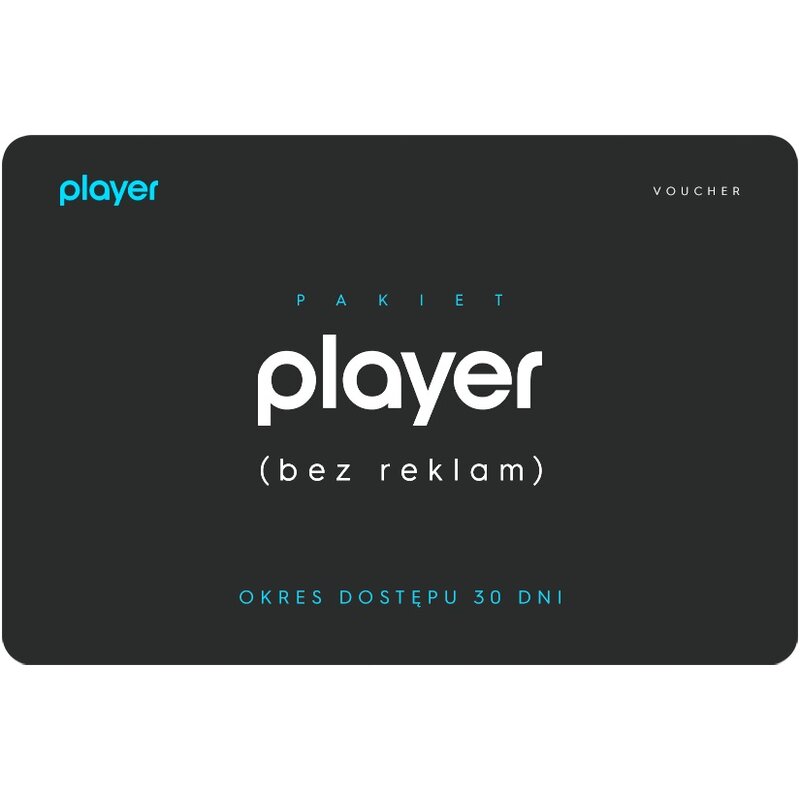 Kod podarunkowy PLAYER (bez reklam) 30 dni