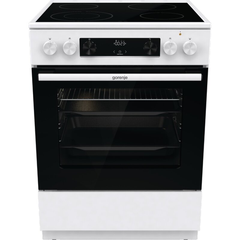Kuchnia elektryczna GORENJE GECS6C70WC | termoobieg | funkcja Pizza | FrozenBake | biały