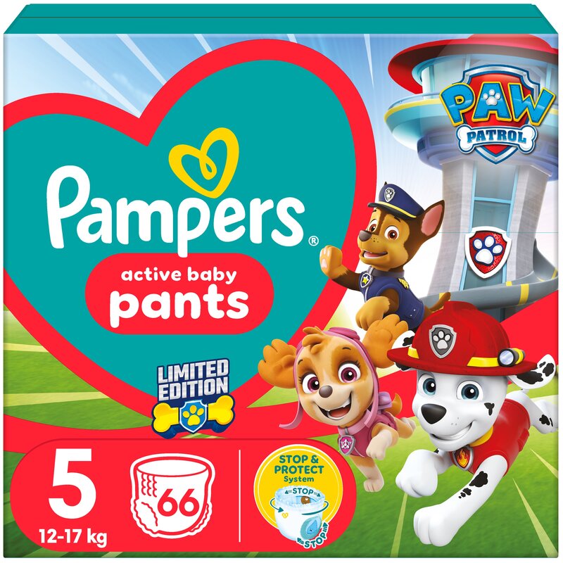 Pieluchomajtki PAMPERS Pants Psi Patrol 5 (66 szt.)