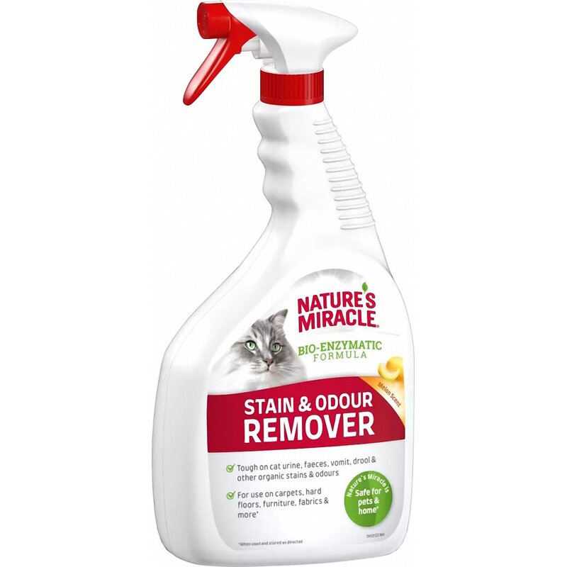 Płyn do czyszczenia NATURES MIRACLE Stain&Odour Remover Cat Melon 946 ml