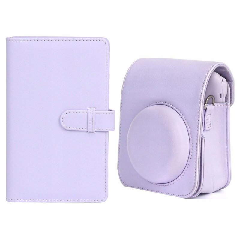 Pokrowiec LOVEINSTANT Instax Mini 12 Fioletowy + Album