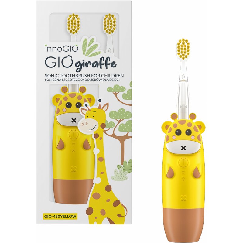 Szczoteczka soniczna INNOGIO GIOgiraffe GIO-450 Żółty
