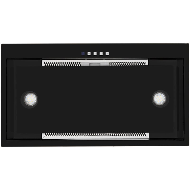Okap AKPO WK-10 Neva Glass 60 Czarny/czarne szkło 555m3/h 67dB klasa A
