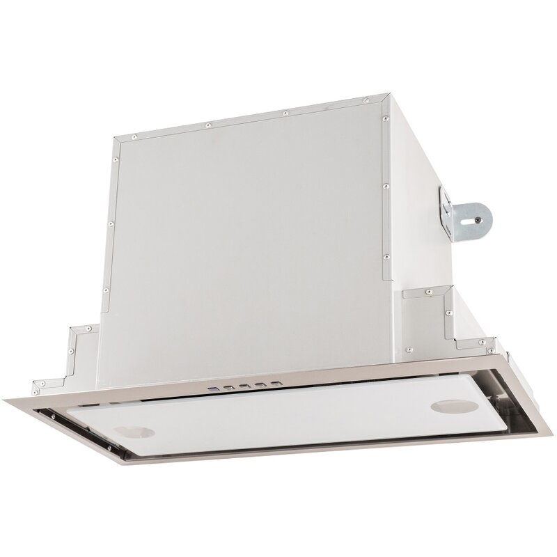 Okap AKPO WK-10 Neva Glass 60 Inox/białe szkło 69dB klasa B
