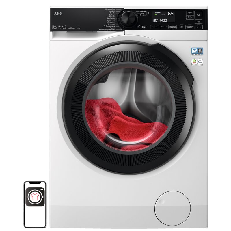 Pralka AEG LFR73164OP ProSteam 7000 10kg 1600obr A Universaldose MyAEG