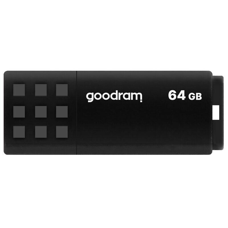 Pendrive GOODRAM UME3 Power 64GB, USB 3.2 Gen. 1 (USB 3.0), Odczyt 60 Mb/s, Zapis 20 Mb/s Czarny