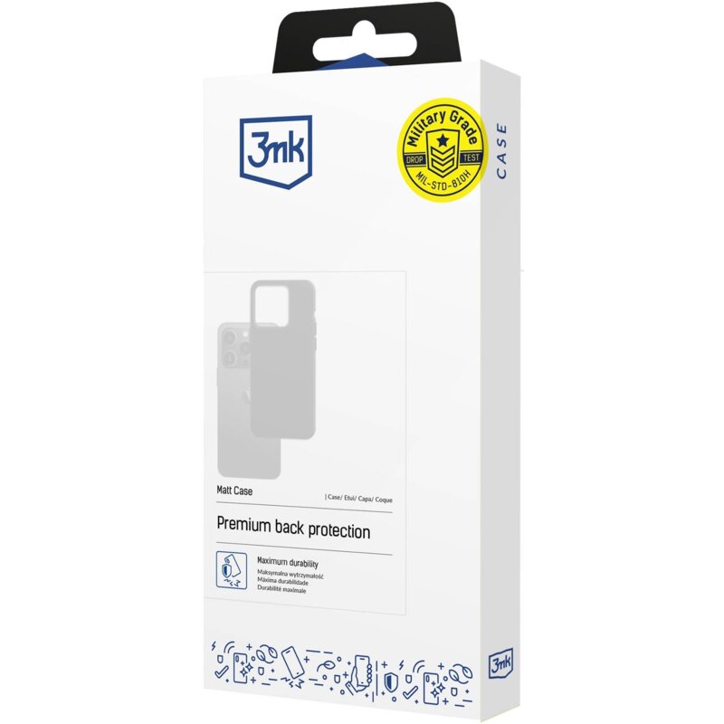 Etui 3MK Matt Case do Oppo Reno8 T 5G Czarny