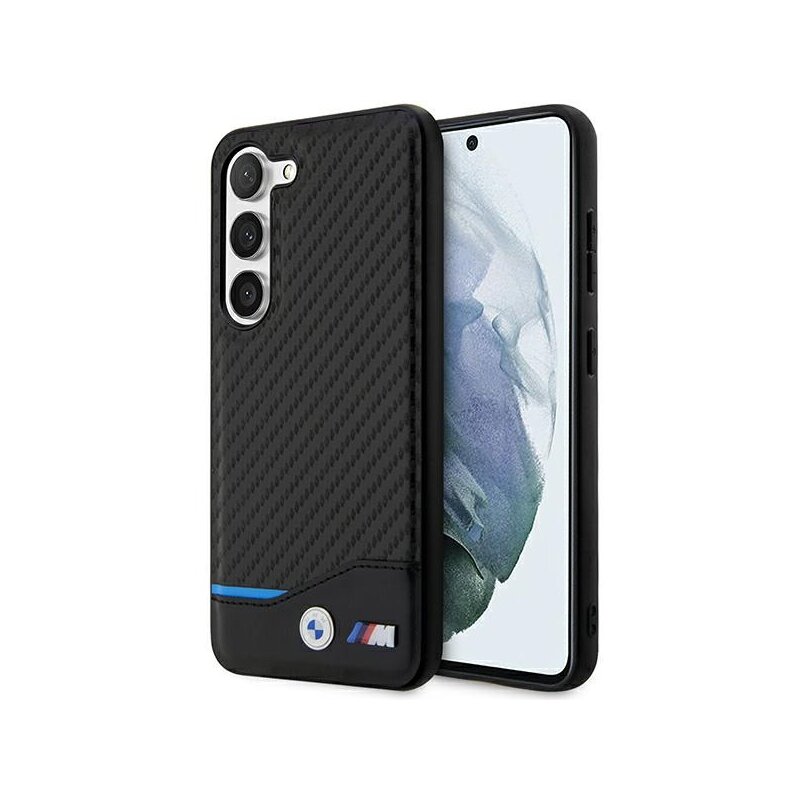 BMW Leather Carbon BMHCS23M22NBCK do Samsung Galaxy S23+