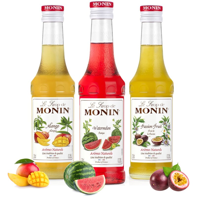 Zestaw syropów do lemoniady MONIN Maxi Set 3 x 250 ml