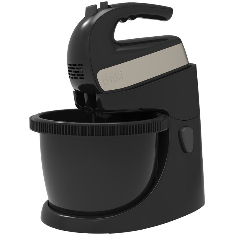 Mikser ręczny z misą Black+Decker BXMXA500E 500W | 2,5l | 5 poziomów prędkości | tryb turbo