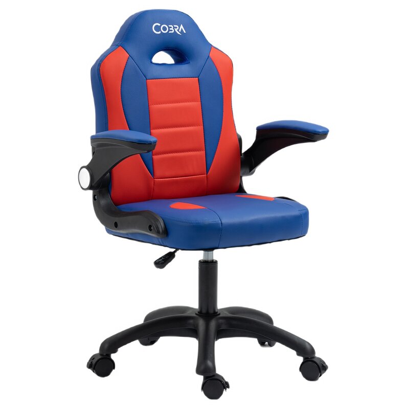 Fotel gamingowy COBRA Junior Pro Czerwono-niebieski