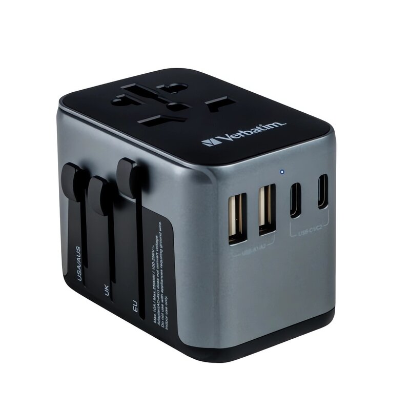 Verbatim UTA-03 World to World USB-A USB-C QC 3.0 PD 30W