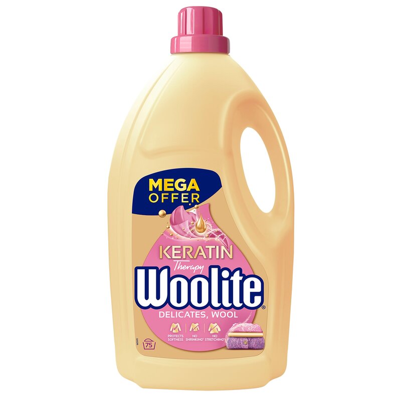 Płyn do prania WOOLITE Keratin Therapy 4500 ml do delikatnych tkanin i wełny z keratyną