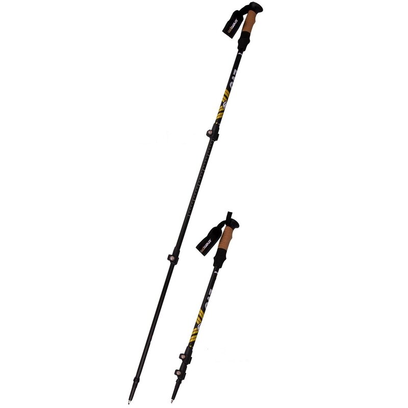 Kijki do nordic walking ENERO Pro Evo (110 - 135 cm) Czarny