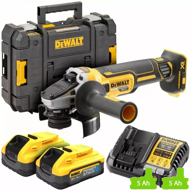 Szlifierka kątowa akumulatorowa DEWALT DCG405H2T-QW