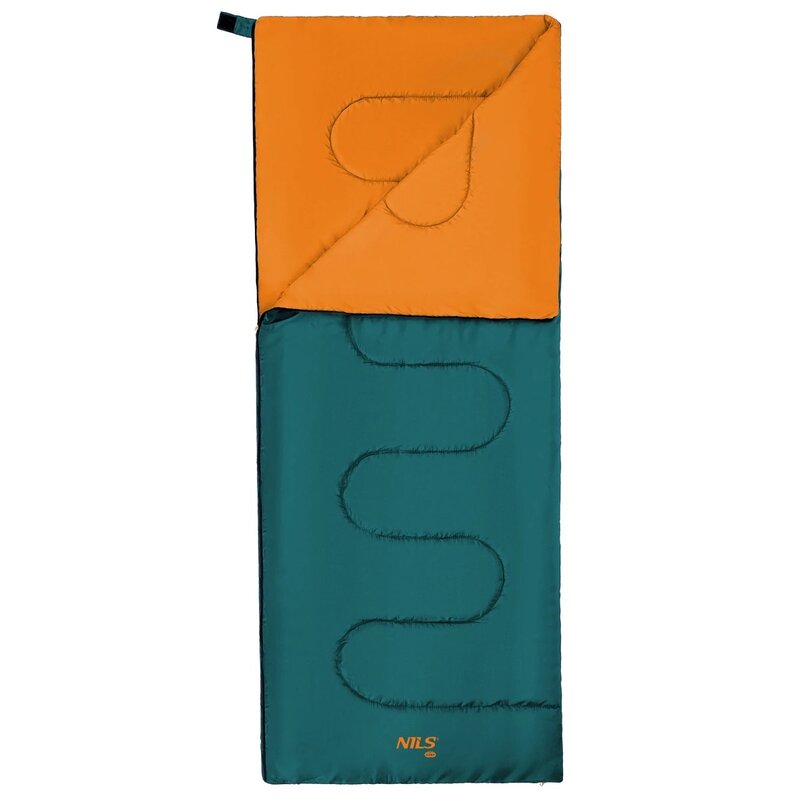 Śpiwór NILS CAMP NC2002 Zielono-pomarańczowy