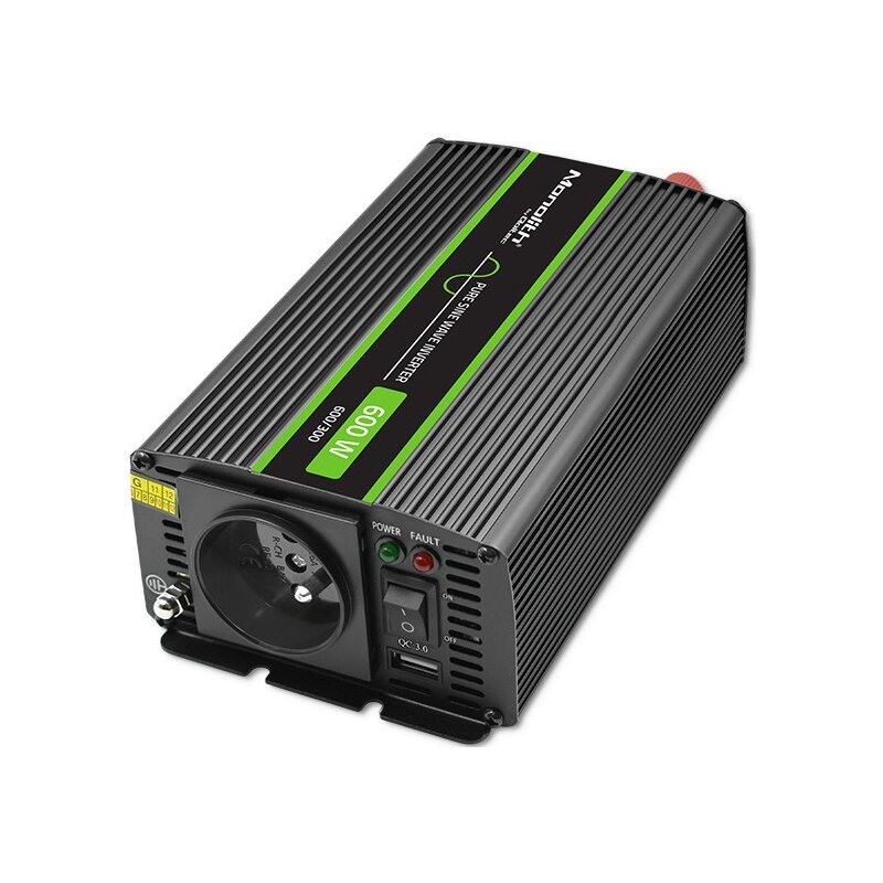 Qoltec Monolith 24/230V 300/600W Czarny