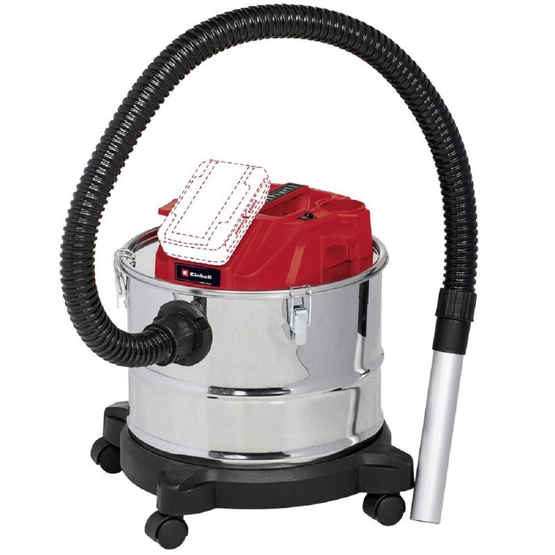 Odkurzacz do popiołu EINHELL TE-AV 18/15 Li C-Solo 18V 15 L
