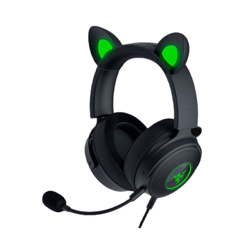 Słuchawki RAZER Kraken Kitty V2 Pro Nauszne, Dźwięk przestrzenny Czarny