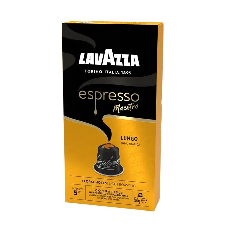 Kapsułki LAVAZZA Espresso Maestro Lungo do ekspresu Nespresso