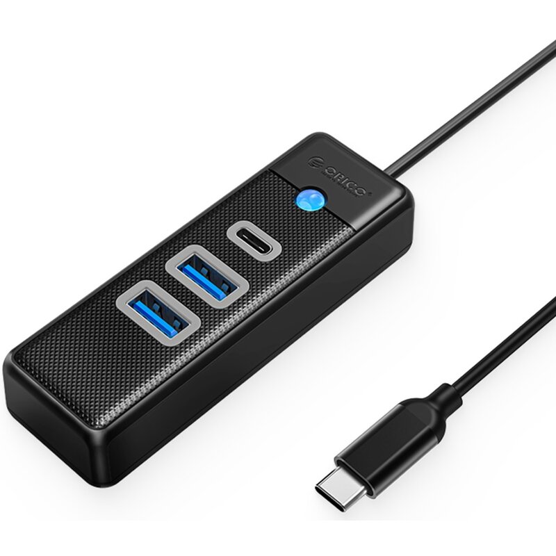 Orico PWC2U-C3-015-BK-EP USB-C 2x USB-A 3.1 + USB-C  Czarny