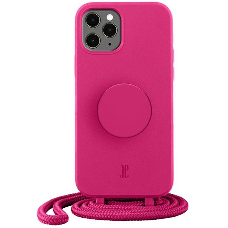 Etui JUST ELEGANCE PopGrip do Apple iPhone 11 Pro Różowy