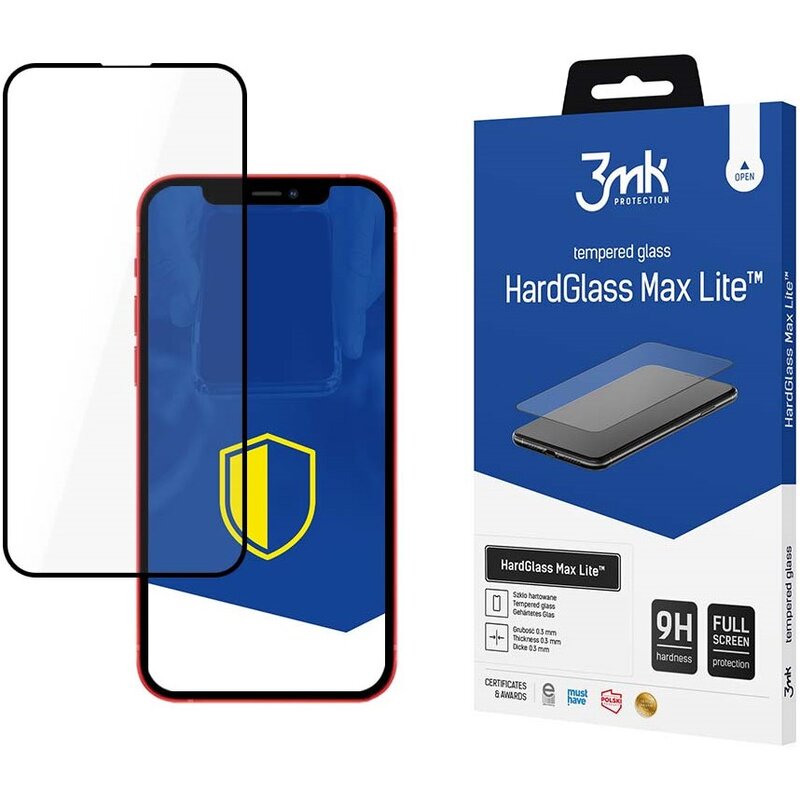 Szkło hybrydowe 3MK HardGlass Max Lite do Motorola Moto G53