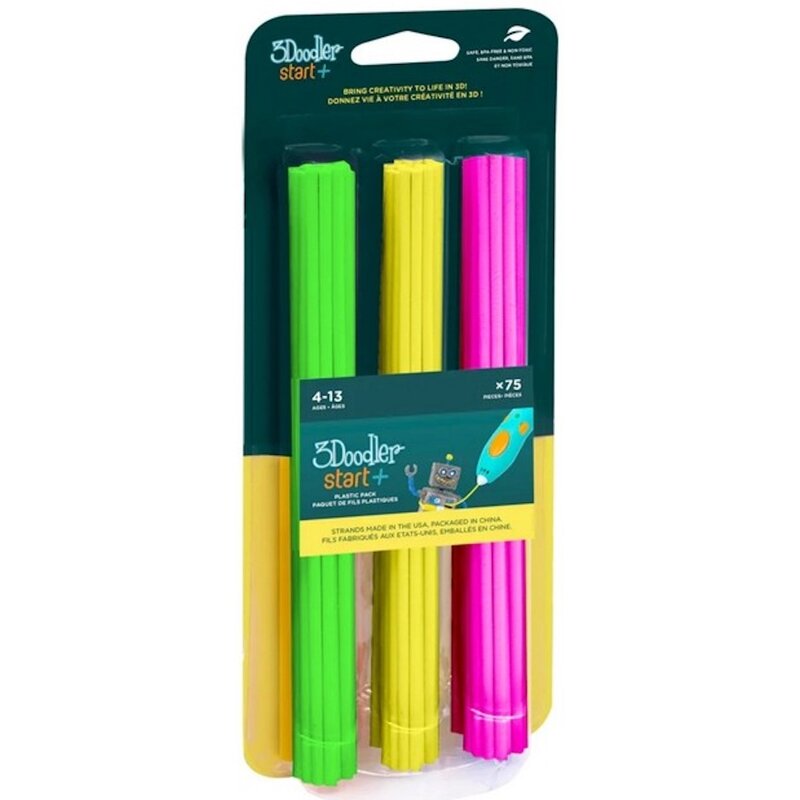 3Doodler 3DS-ECO-MIX4-75 Start Eko 2,5mm 75szt. Neon Glow