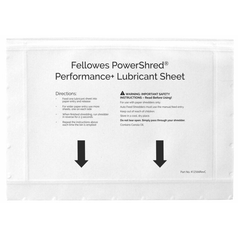 Papier olejowy FELLOWES PowerShred Performance+ (10 szt.)