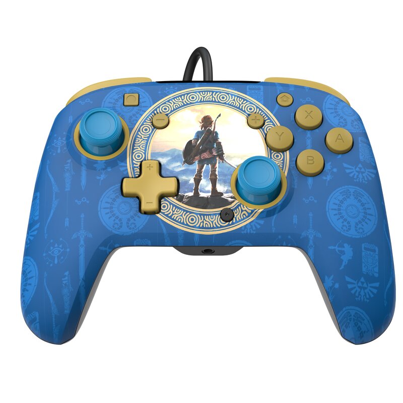 Kontroler PDP Rematch Zelda Hyrule Niebiesko-czarny