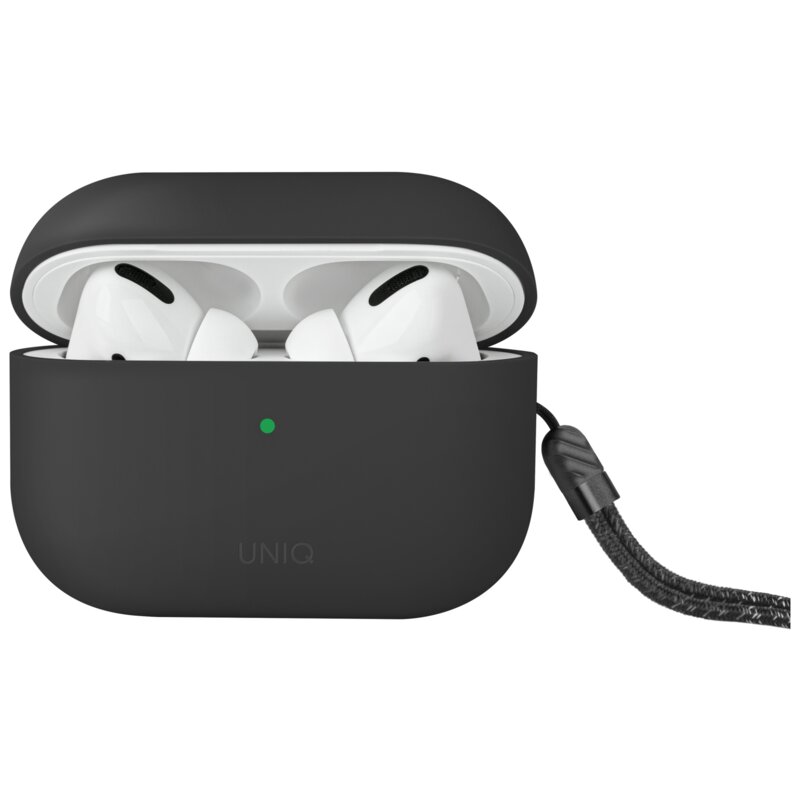 Etui na słuchawki UNIQ Lino do Apple AirPods Pro 2 Szary