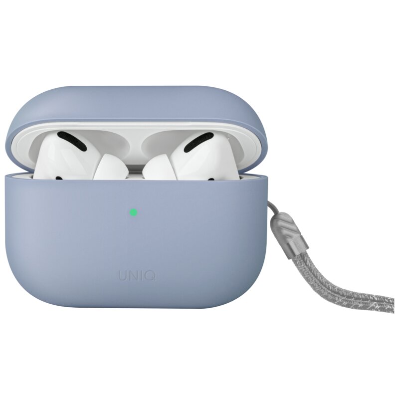 Etui na słuchawki UNIQ Lino do Apple AirPods Pro 2 Niebieski