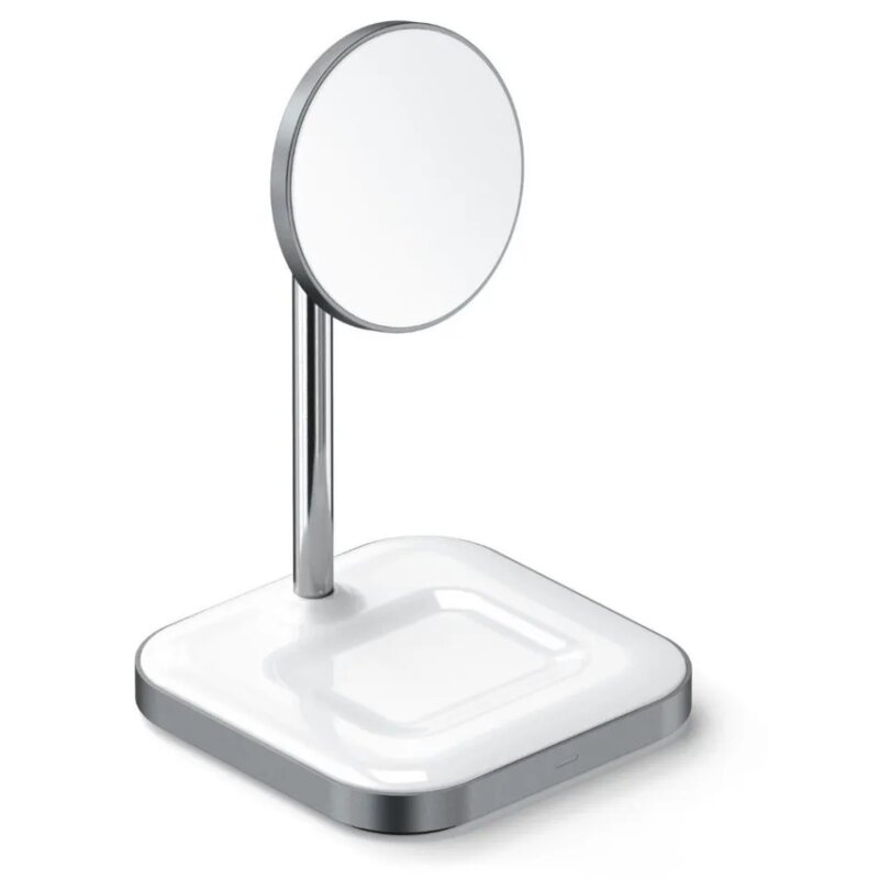 Ładowarka indukcyjna SATECHI STWMCS2M Magnetic MagSafe 2w1 7.5W Szary